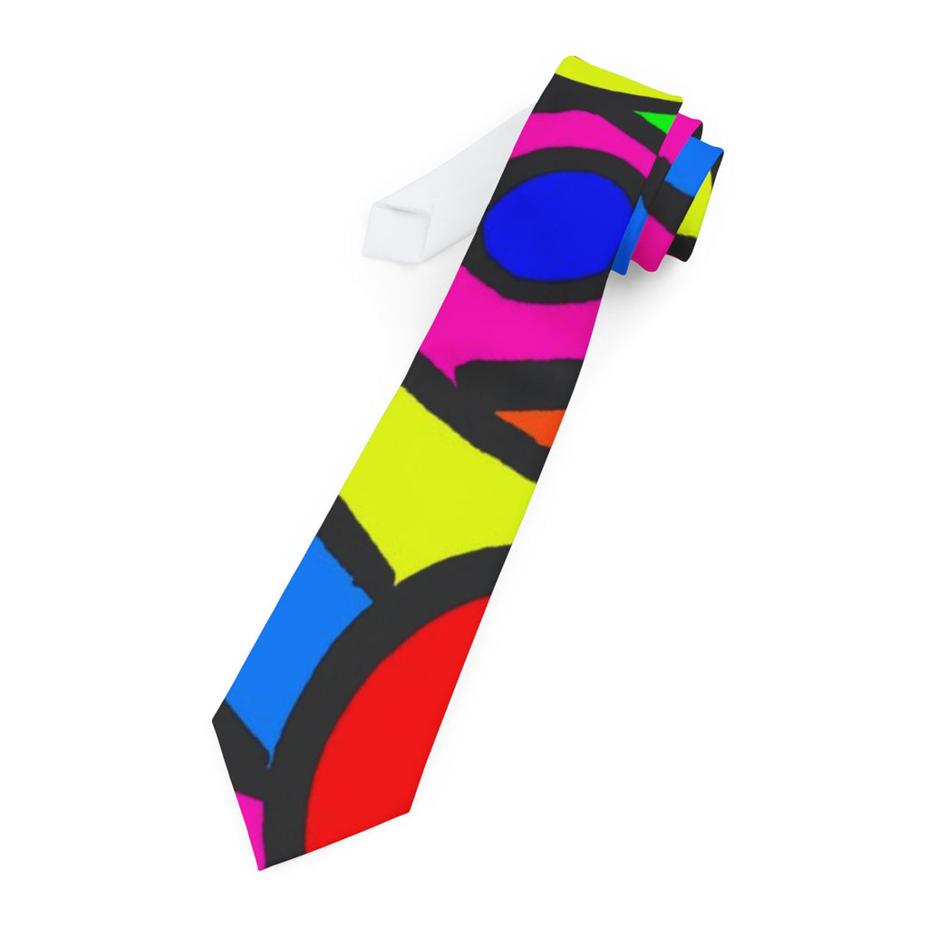 Portal 2 Tie-Colorful Abstract Necktie for Stylish Occasions