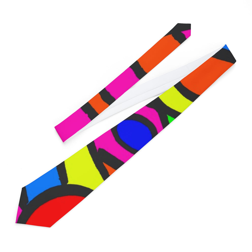 Portal 2 Tie-Colorful Abstract Necktie for Stylish Occasions