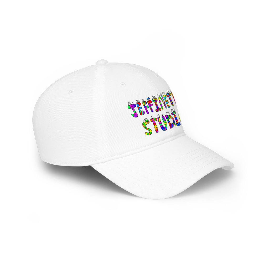 The Jeffinetly Studios Hat! Low Profile Baseball Cap — "Supremely Studios" Colorful Logo Dad Hat