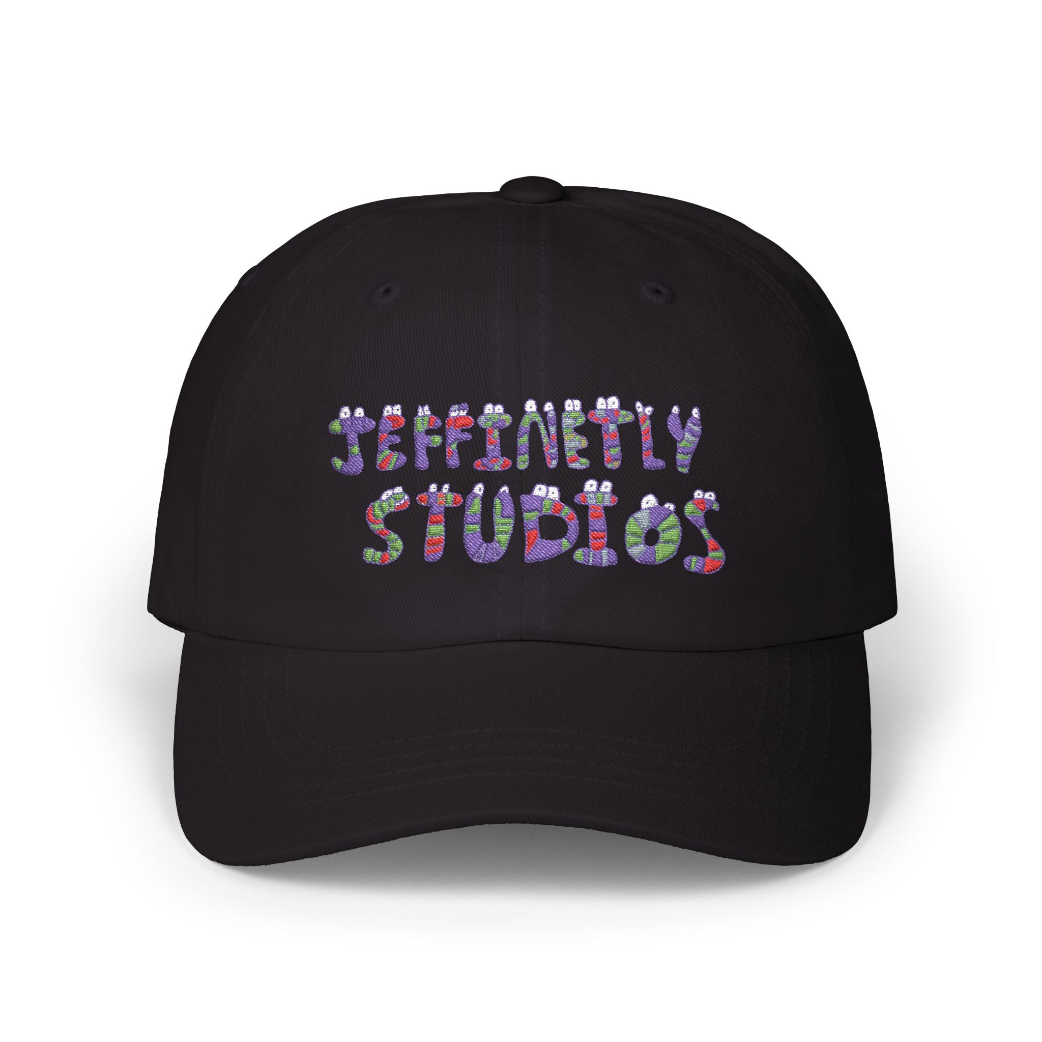 Jeffinetly Studios Dad Cap — 'Serenity Studios' Floral Embroidered Baseball Hat