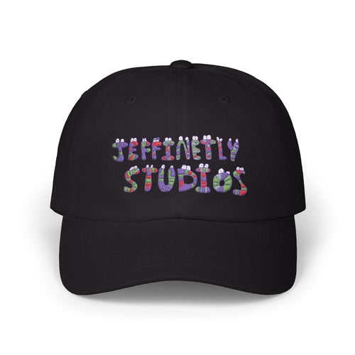 Jeffinetly Studios Dad Cap — 'Serenity Studios' Floral Embroidered Baseball Hat